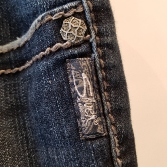 Silver NEW Suki Surplus Flare Bootcut Midrise Jeans NWOT Plus Size 32 x 30 - Picture 13 of 16